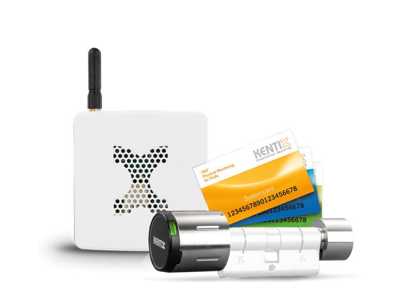 StarterSet DoorLock-DC (MIFARE® DESFire, 868MHz) as wireless access system